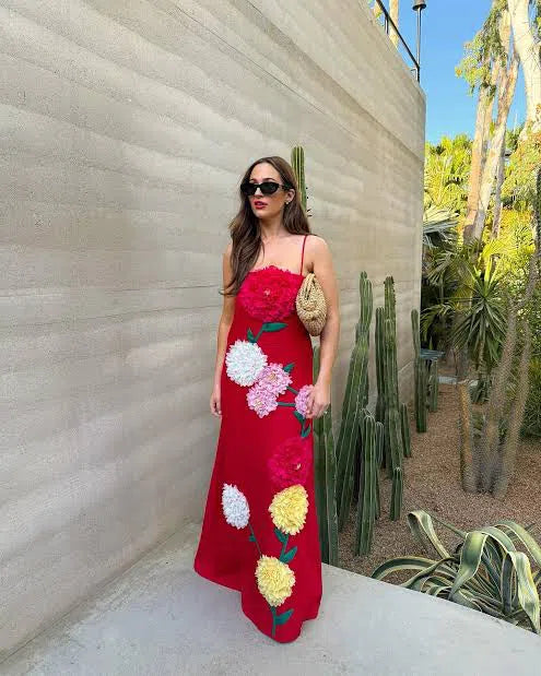 Elliatt Buttercup Embroidered Maxi