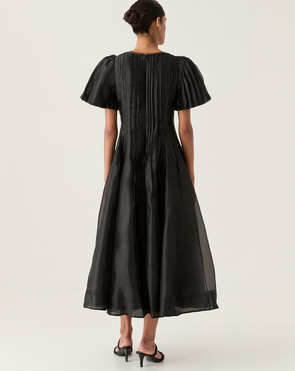 Aje Nova Pleated Midi Dress