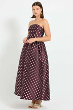 Pasduchas Alistair Strapless Midi Dress