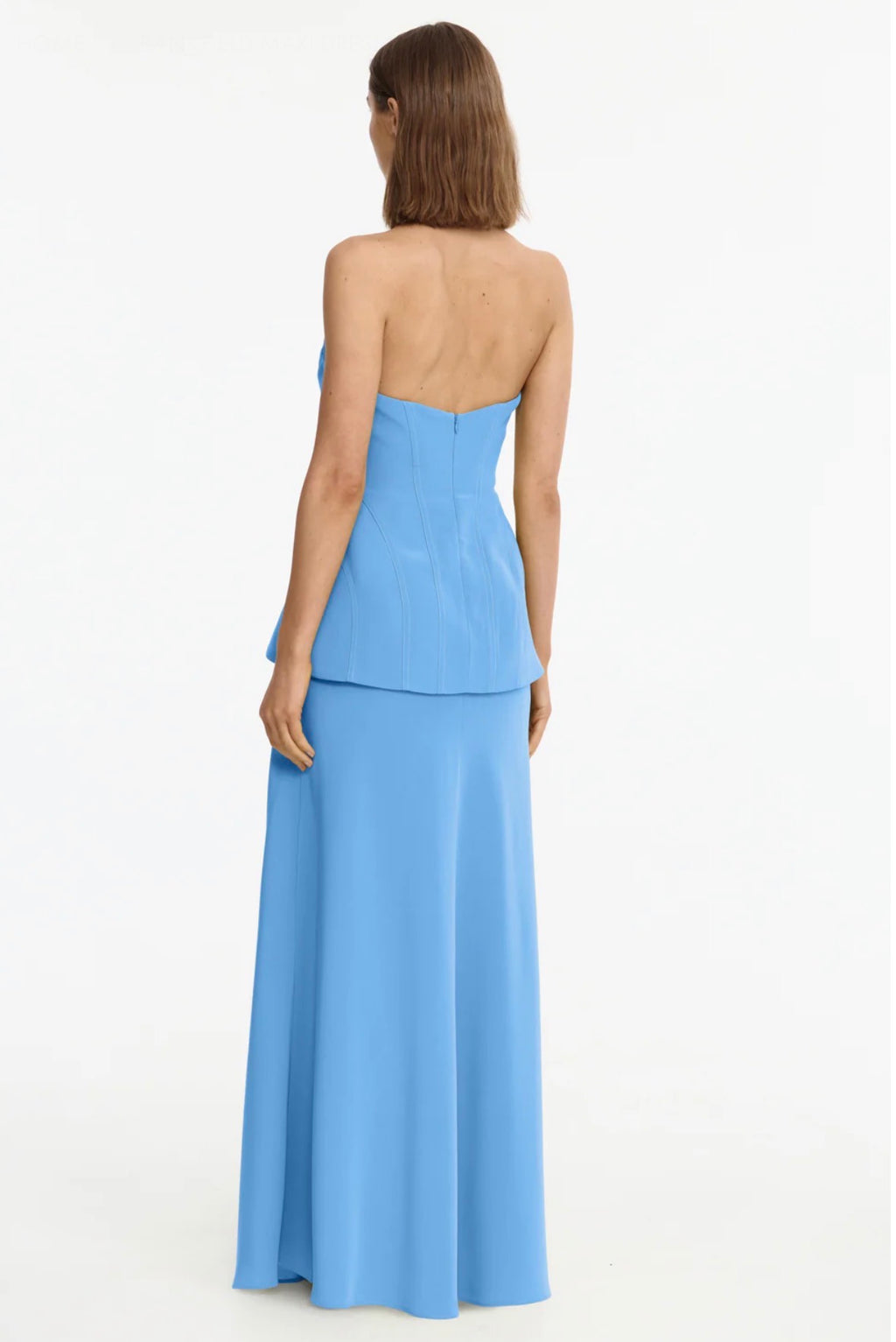Acler Bankfeild Maxi Dress Blue