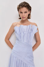 Aje Aquiline Gown French Blue