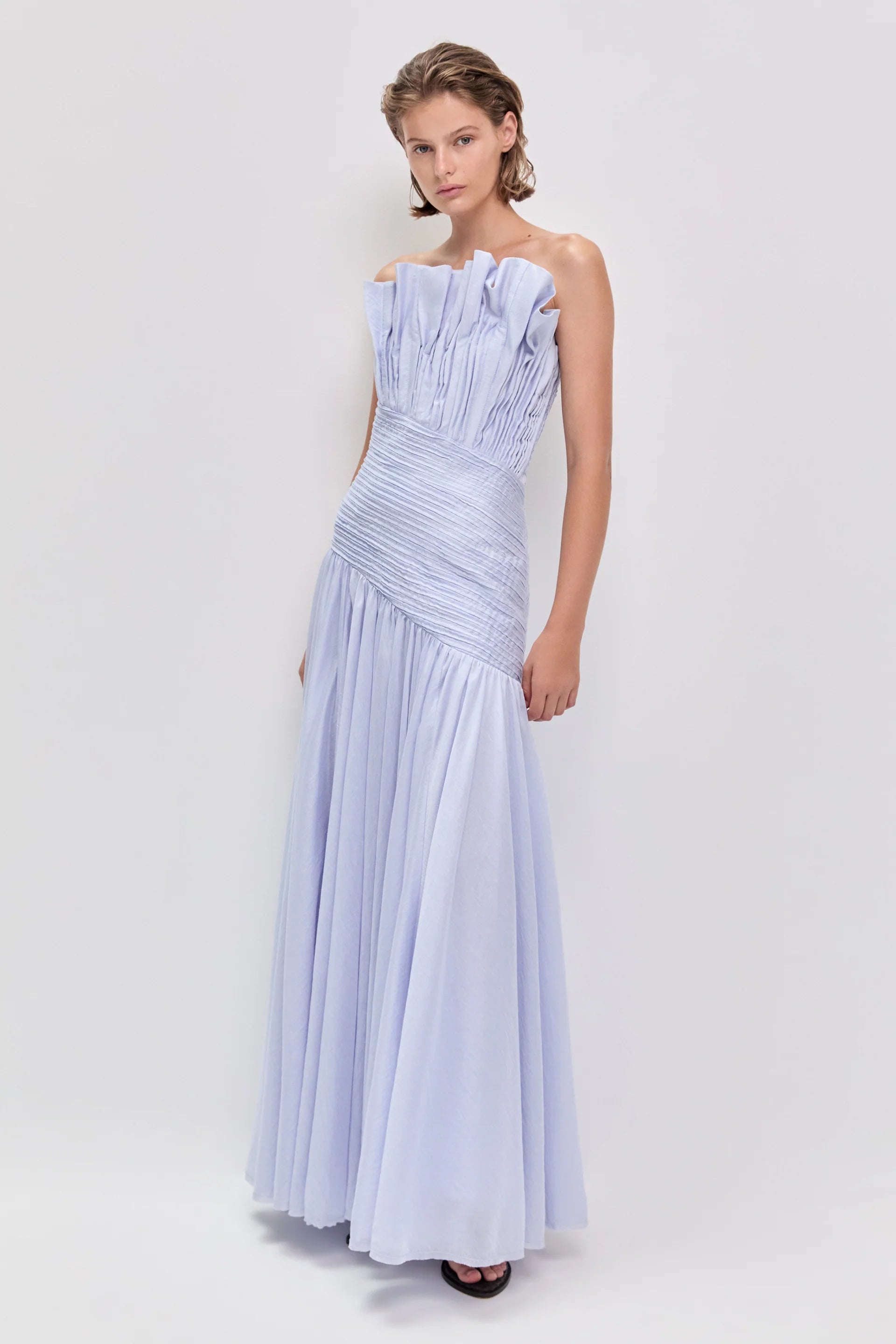 Aje Aquiline Gown French Blue