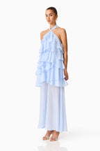 Elliatt Eliane Halter Neck Maxi Dress