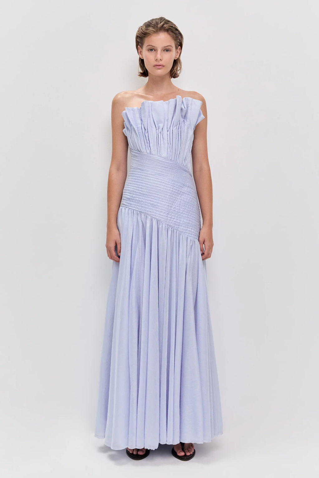 Aje Aquiline Gown French Blue