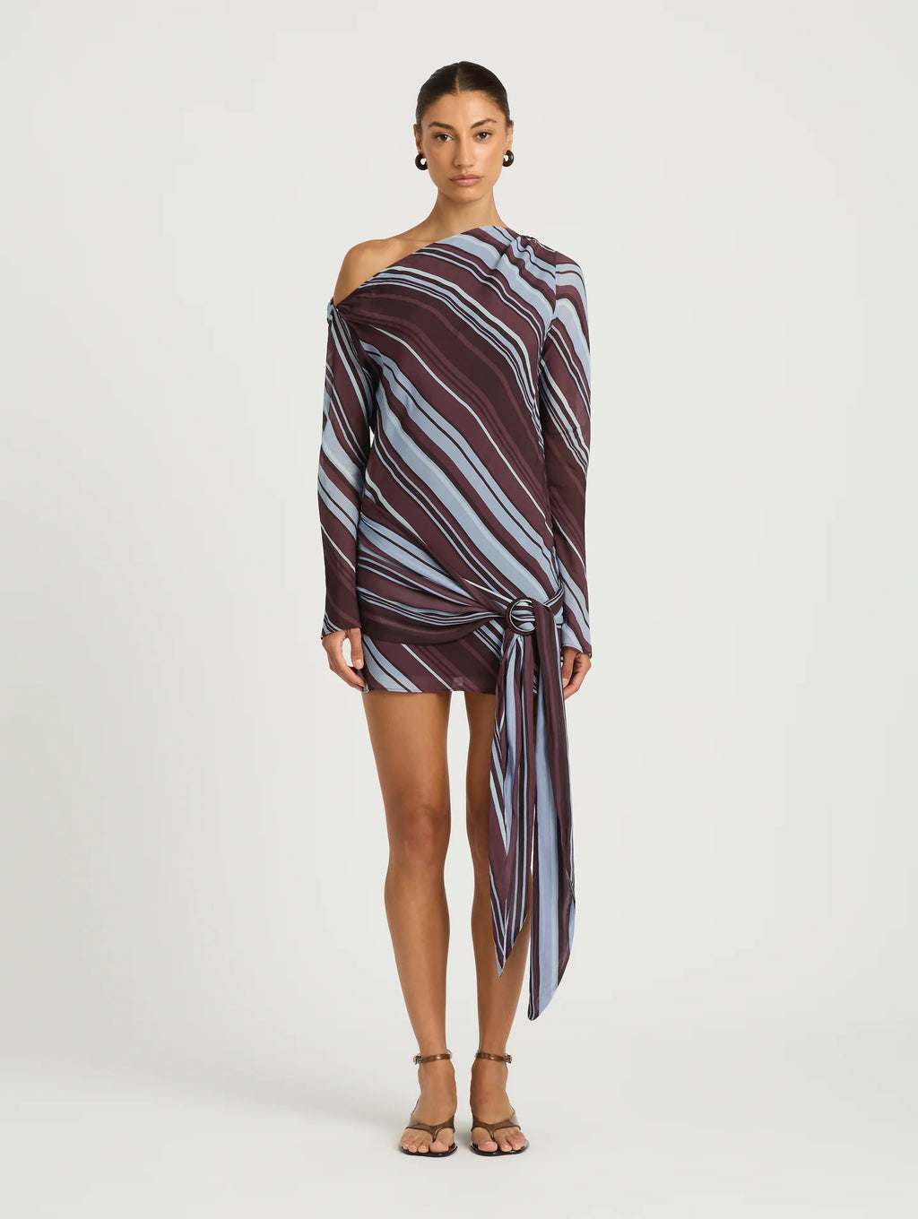 Benni Elise Mini Dress Midnight Stripe