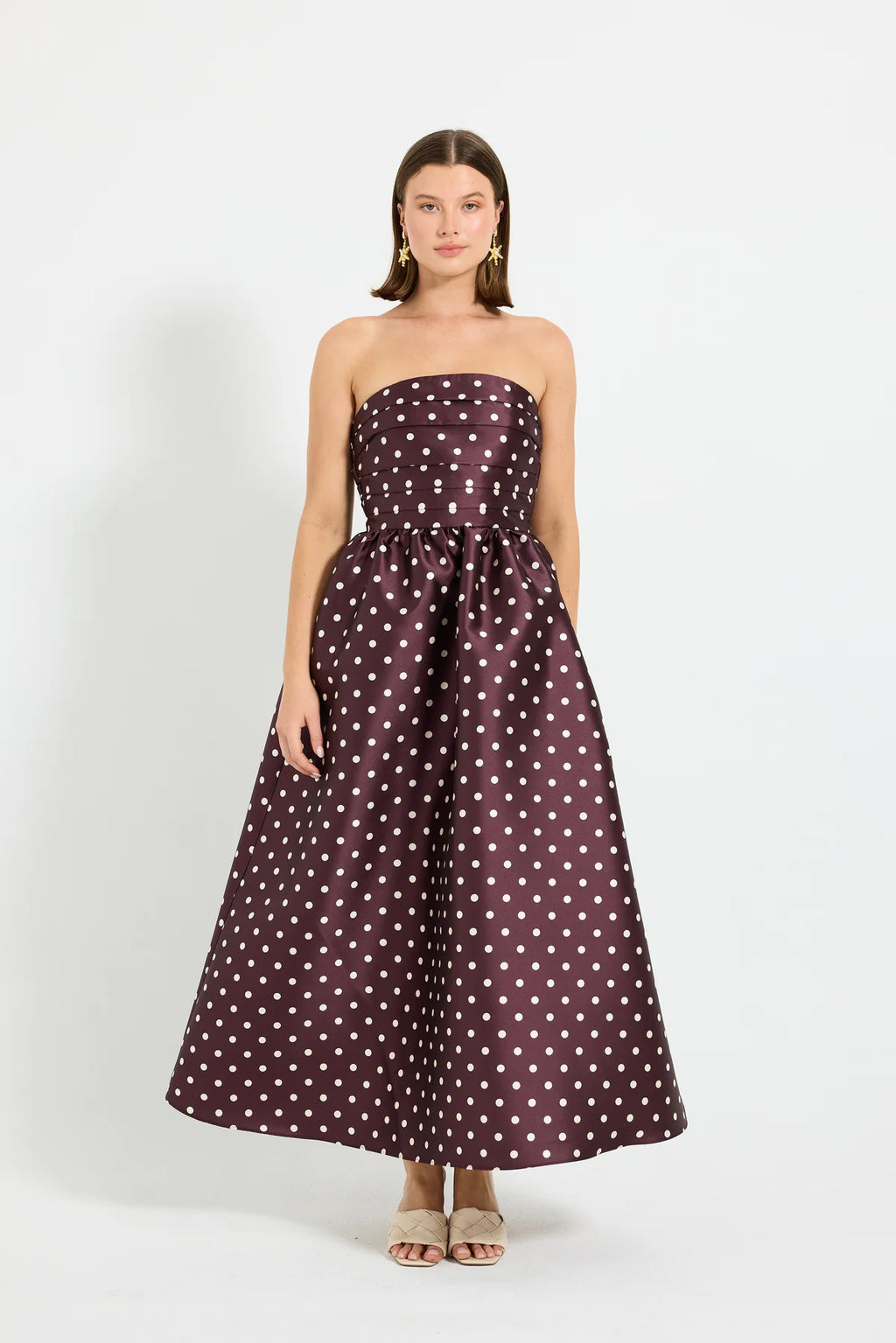 Pasduchas Alistair Strapless Midi Dress