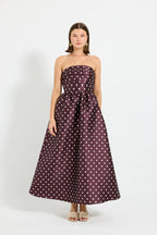 Pasduchas Alistair Strapless Midi Dress