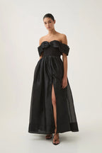 Aje Cordelia Corseted Maxi Dress