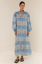Palm Noosa Noddy Dress Lagoona Tile