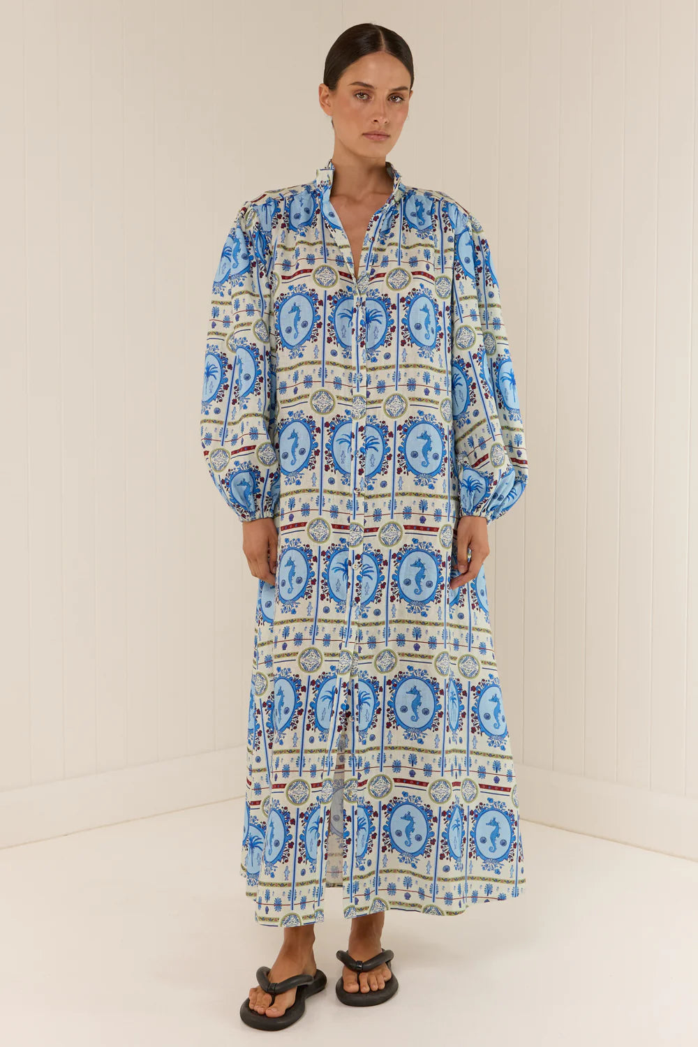 Palm Noosa Noddy Dress Lagoona Tile