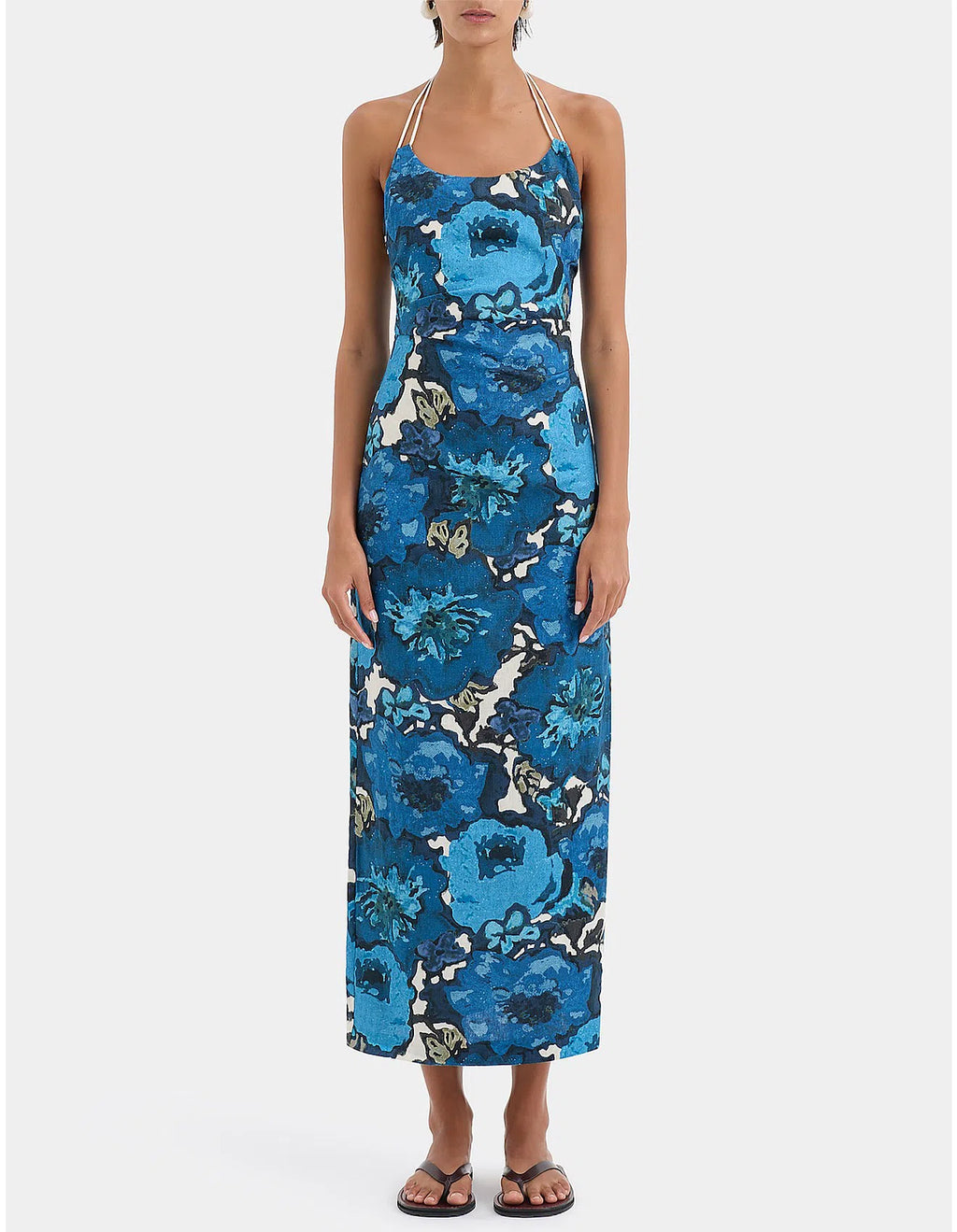 Sir The Label Camellia Midi Dress