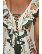 Alemais Elisabetta Ruffle Midi Dress