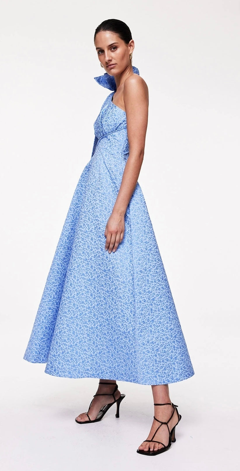Rachel Gilbert Emiliano Dress Malea Blue Midi