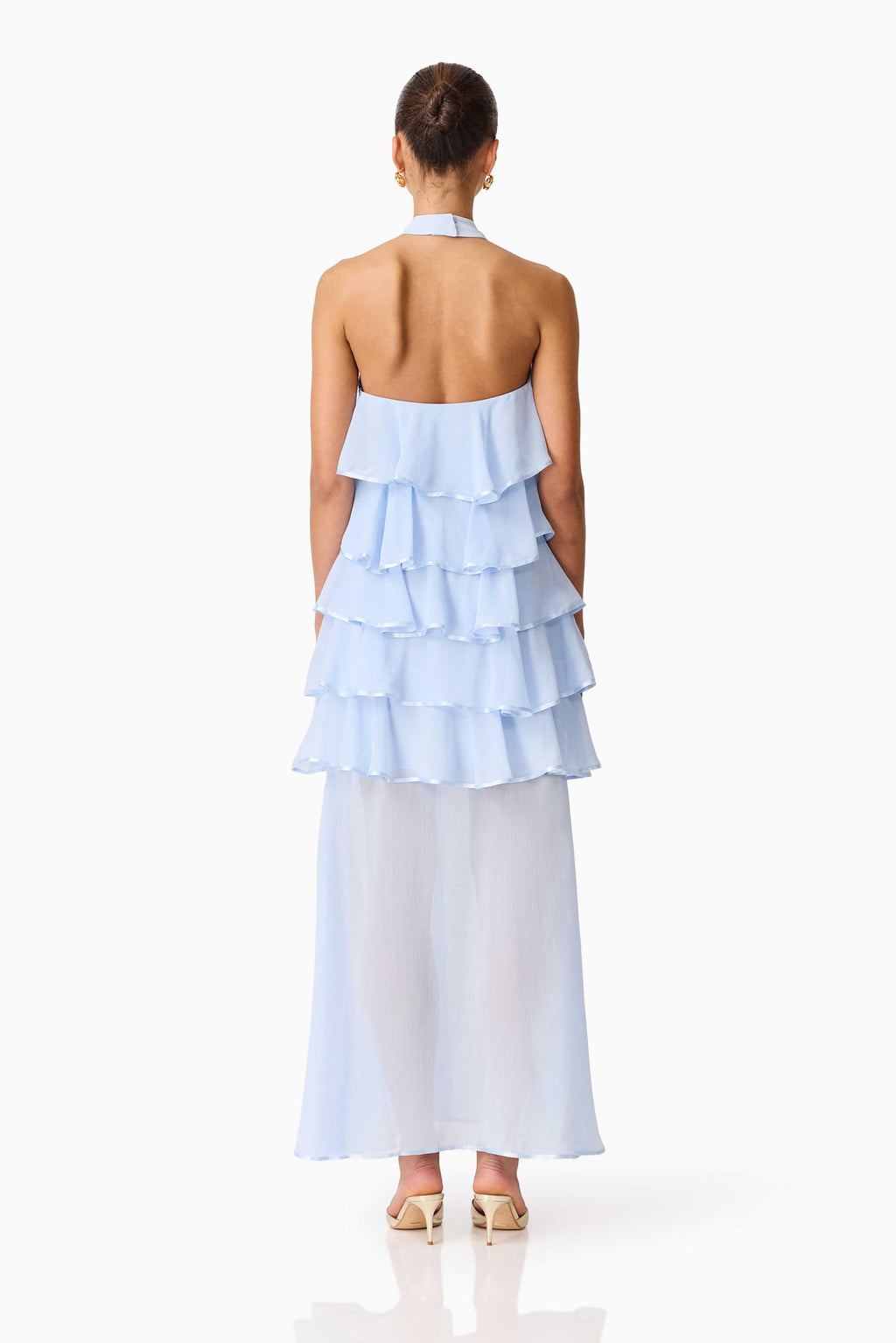 Elliatt Eliane Halter Neck Maxi Dress