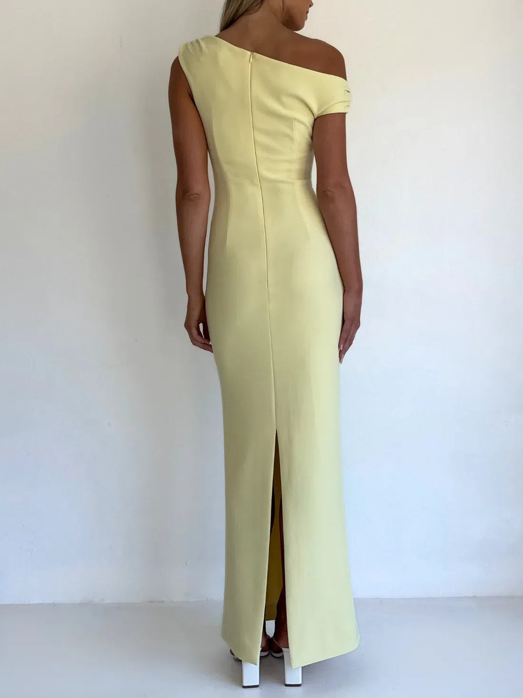 By Nicola Sophia Maxi Dress Pastel Lemon