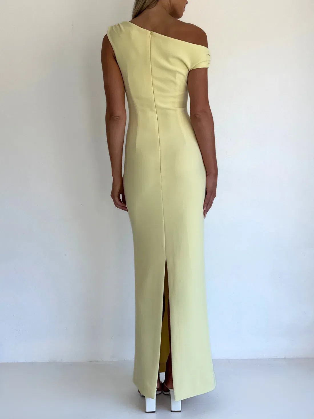 By Nicola Sophia Maxi Dress Pastel Lemon