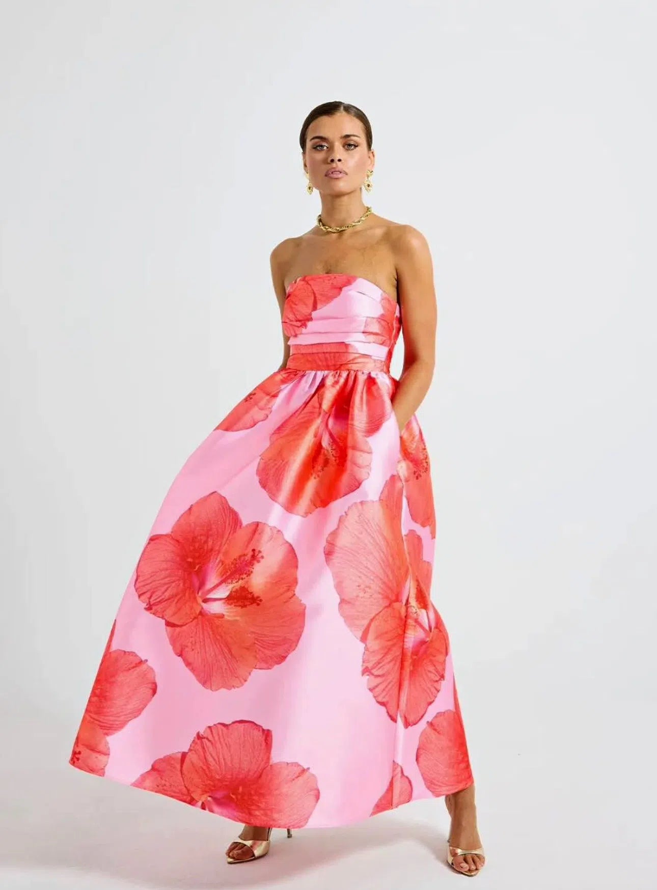 Pasduchas kalani Strapless Midi