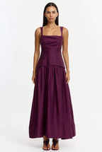 Acler Reeve Maxi Dress Fig