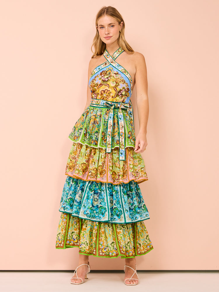 Alemais Dreamer Tiered Mid Dress
