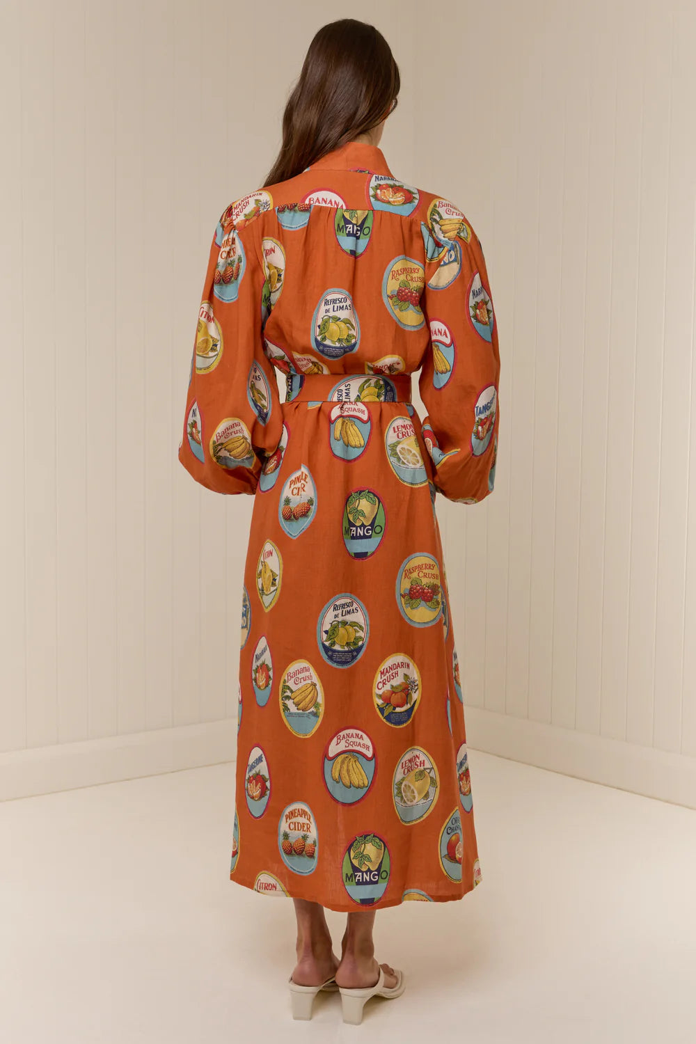 Palm Noosa Noddy Dress La Fruta Orange
