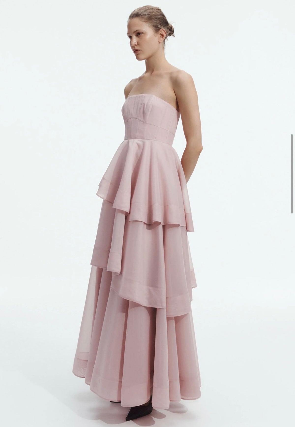 Aje Clover Gown Fawn Pink
