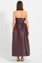 Pasduchas Alistair Strapless Midi Dress
