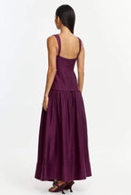 Acler Reeve Maxi Dress Fig
