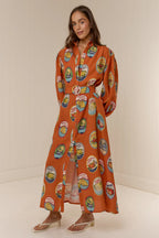 Palm Noosa Noddy Dress La Fruta Orange