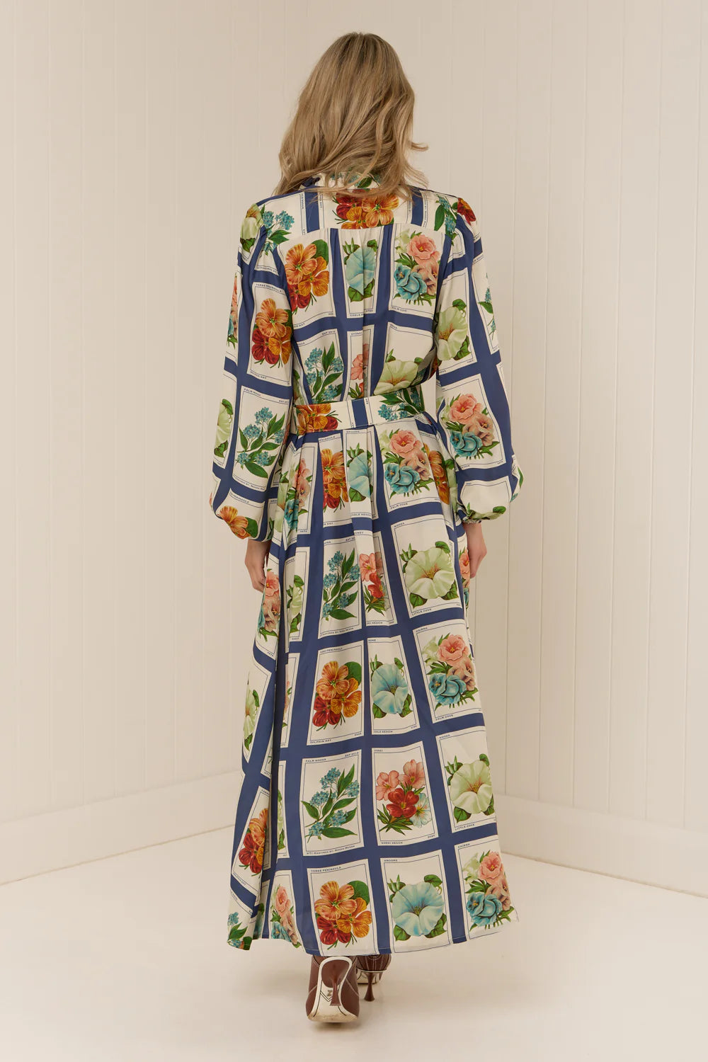 Palm Noosa Tessie Dress Vintage Botanical