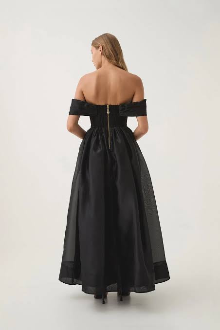 Aje Cordelia Corseted Maxi Dress