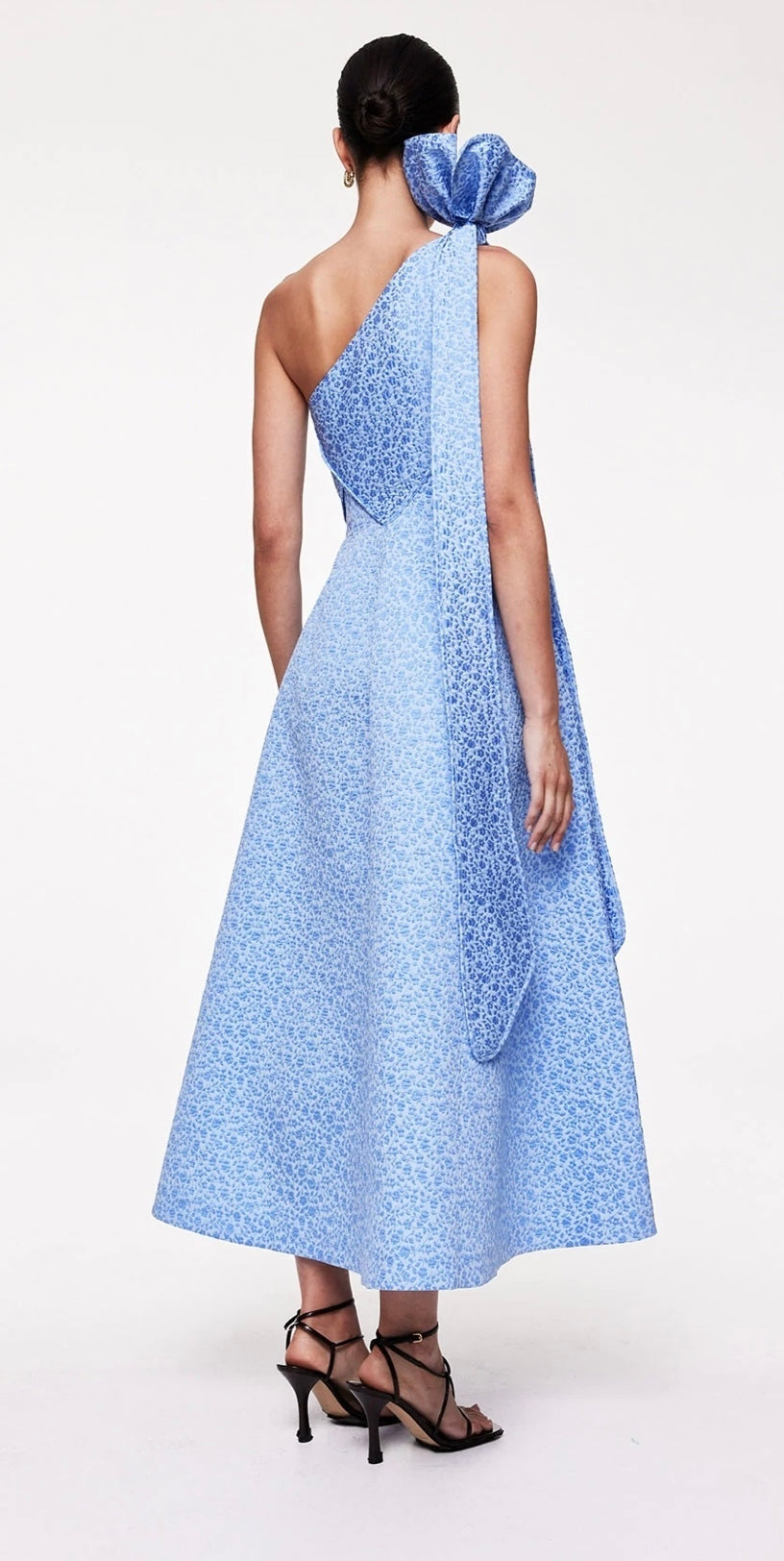 Rachel Gilbert Emiliano Dress Malea Blue Midi