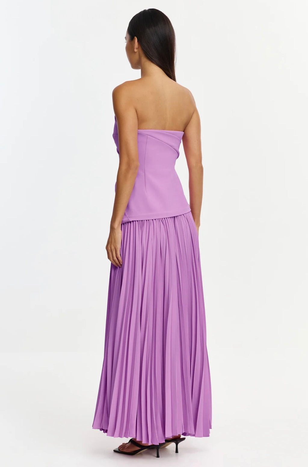 Acler Harden Maxi Dress Zinnia Pink