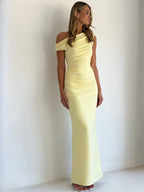 By Nicola Sophia Maxi Dress Pastel Lemon