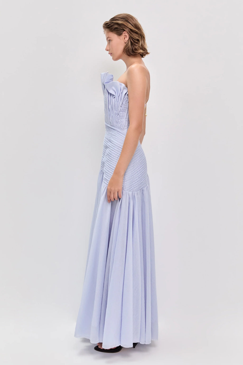 Aje Aquiline Gown French Blue