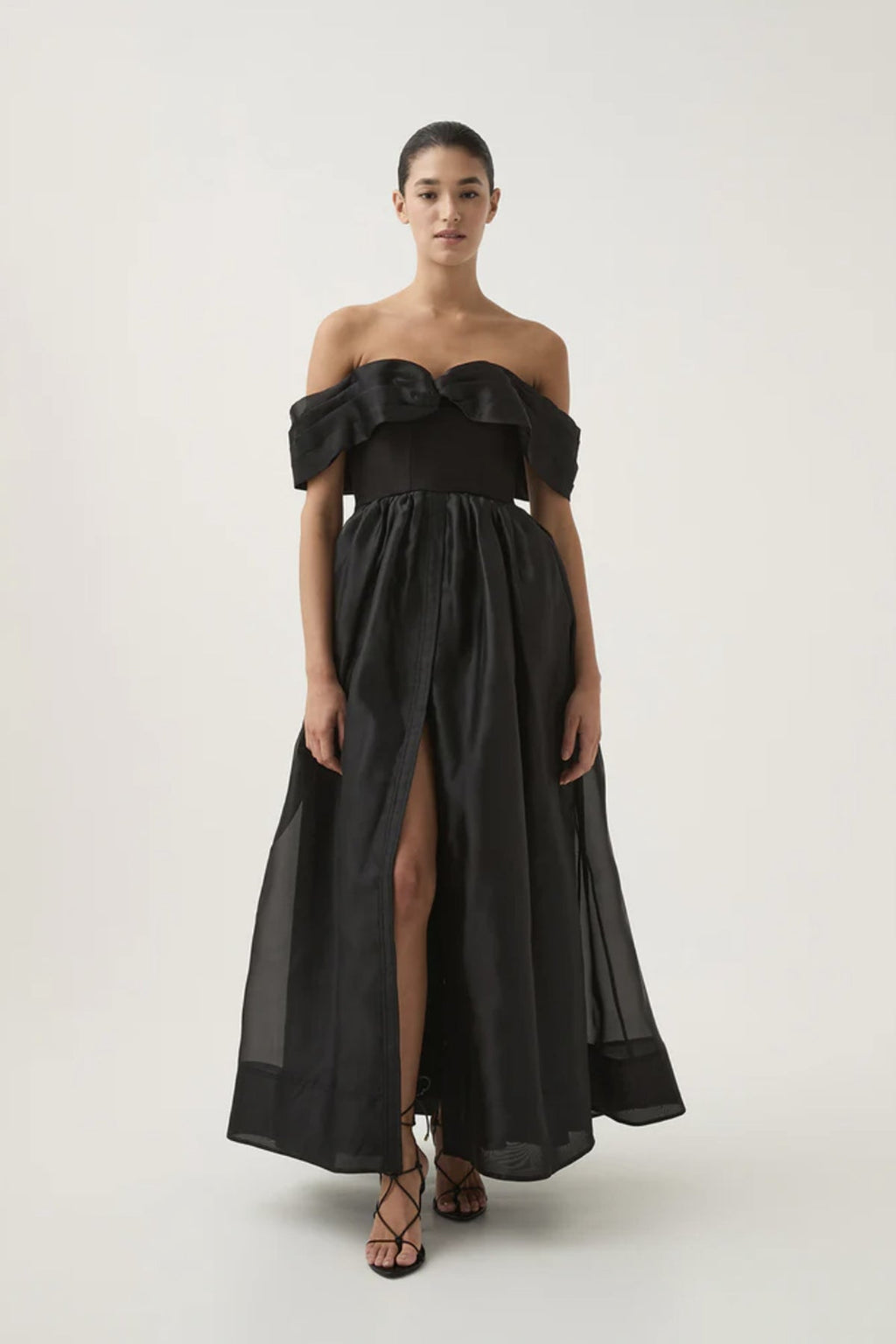 Aje Cordelia Corseted Maxi Dress