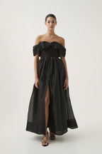Aje Cordelia Corseted Maxi Dress