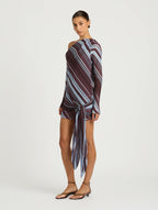Benni Elise Mini Dress Midnight Stripe