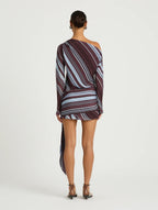 Benni Elise Mini Dress Midnight Stripe