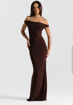 Natalie Rolt Bettina Gown Espresso