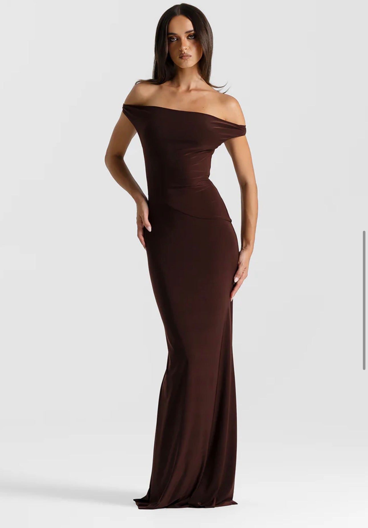 Natalie Rolt Bettina Gown Espresso