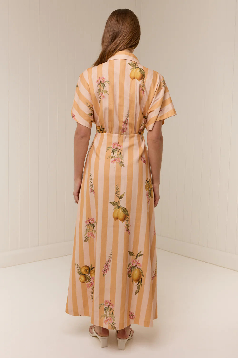 Palm Noosa Jasmine Dress Citrus Stripe