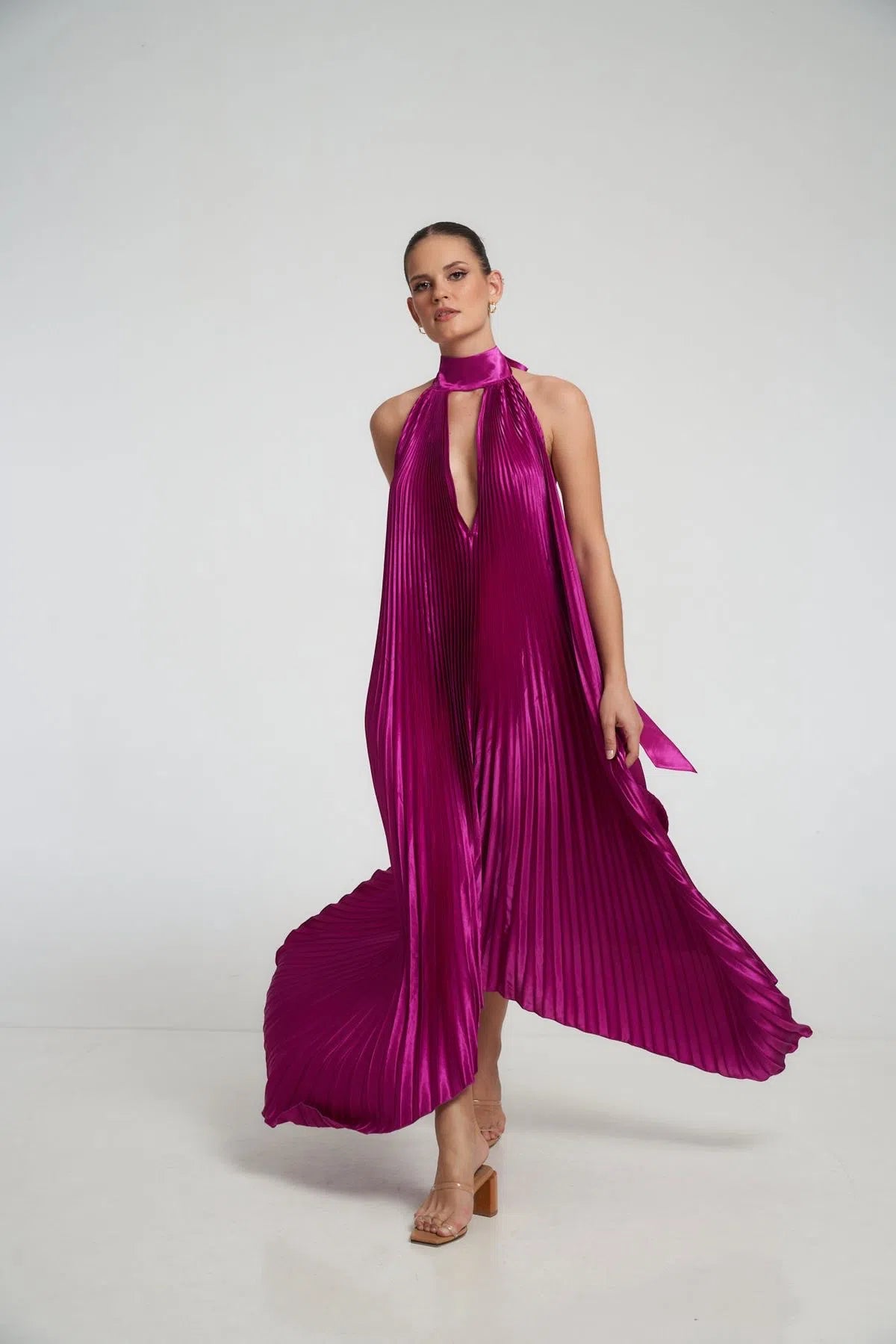 L’idee Opera Gown Magenta Pink
