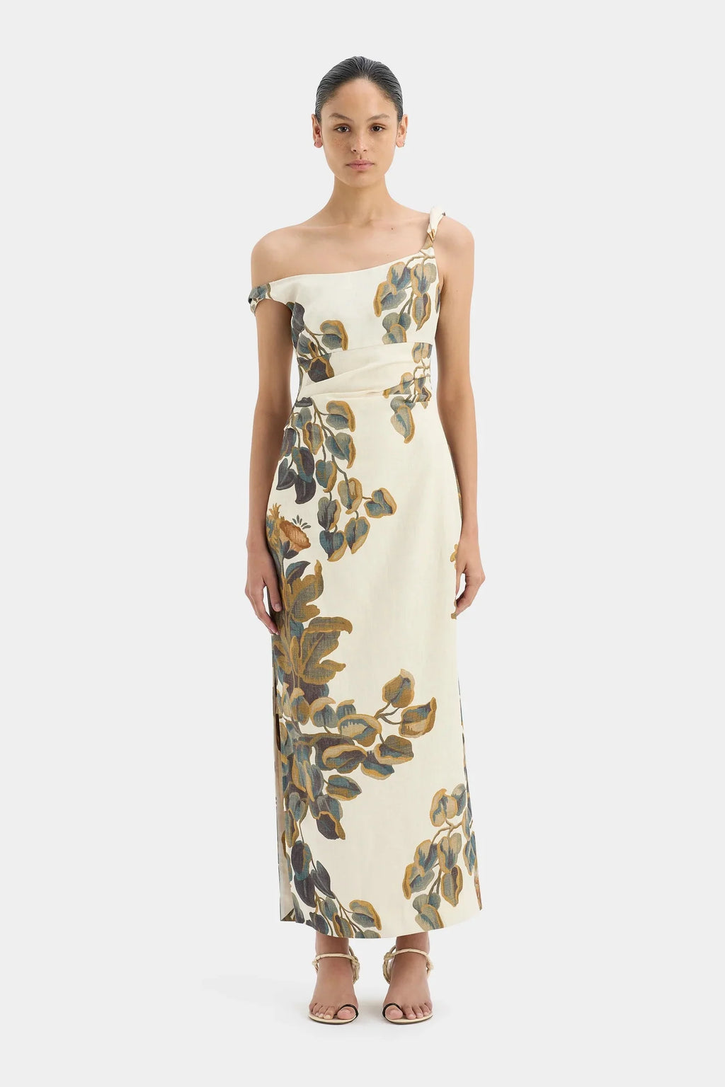 Sir The Label Evalita Twist Midi Dress