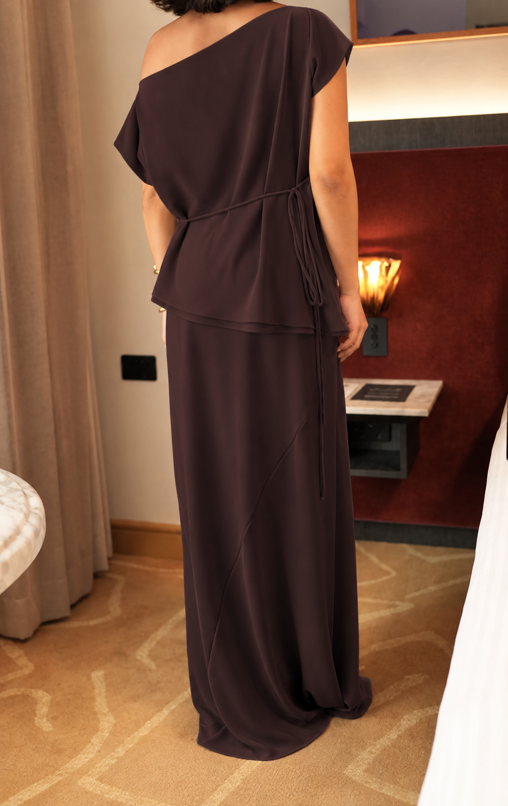 JAFRIE BY R Juliette Top & Skirt Mocha