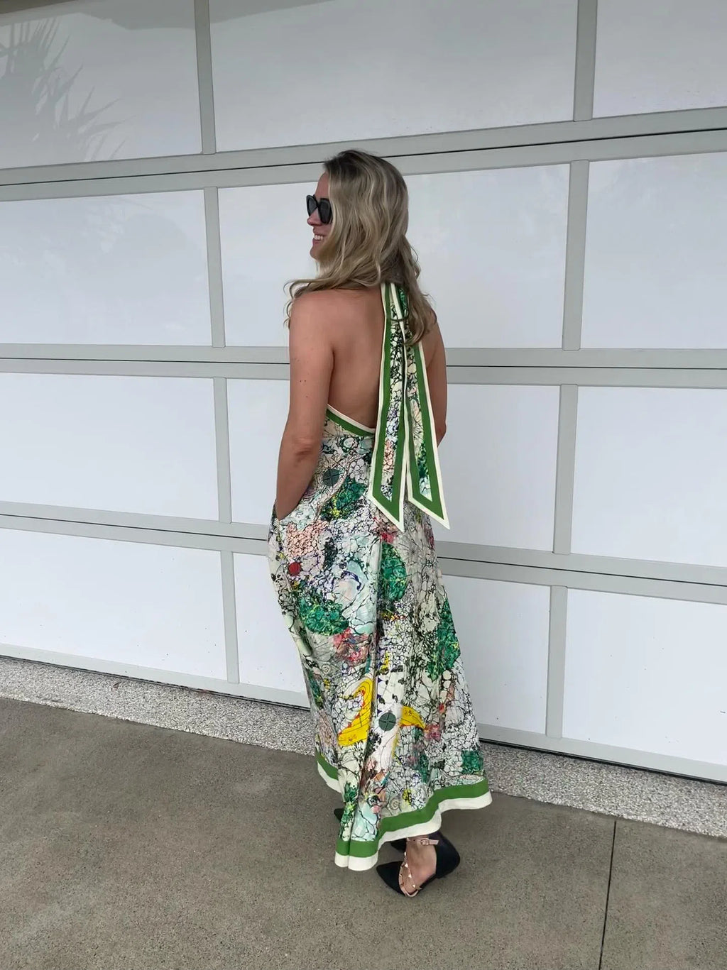 Alemais Odyssey Halter Dress
