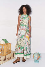 Alemais Odyssey Halter Dress