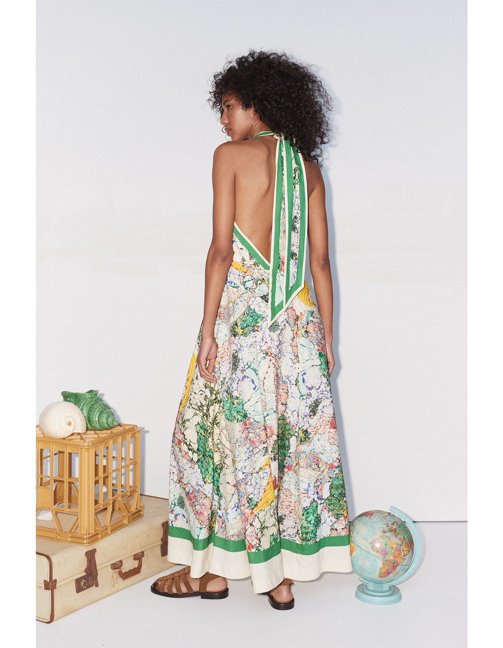 Alemais Odyssey Halter Dress