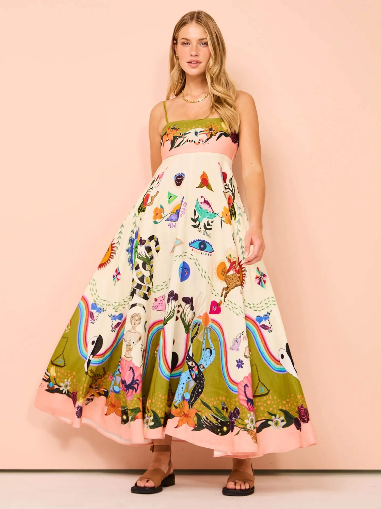 Alemais Evergreen Sundress