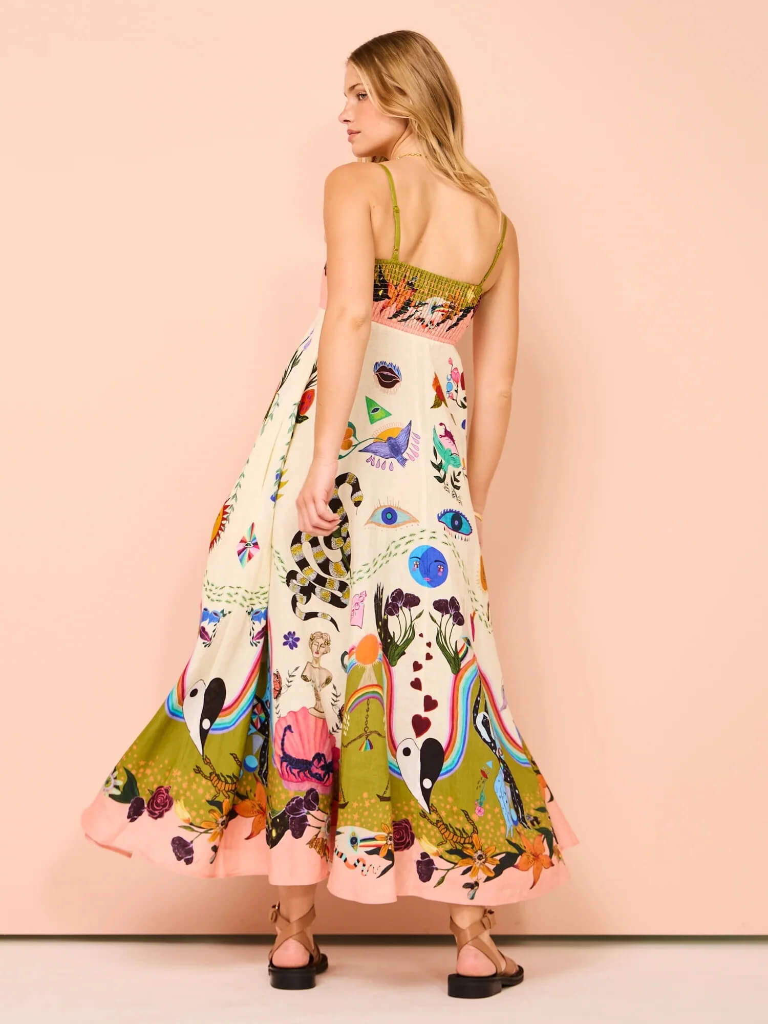 Alemais Evergreen Sundress
