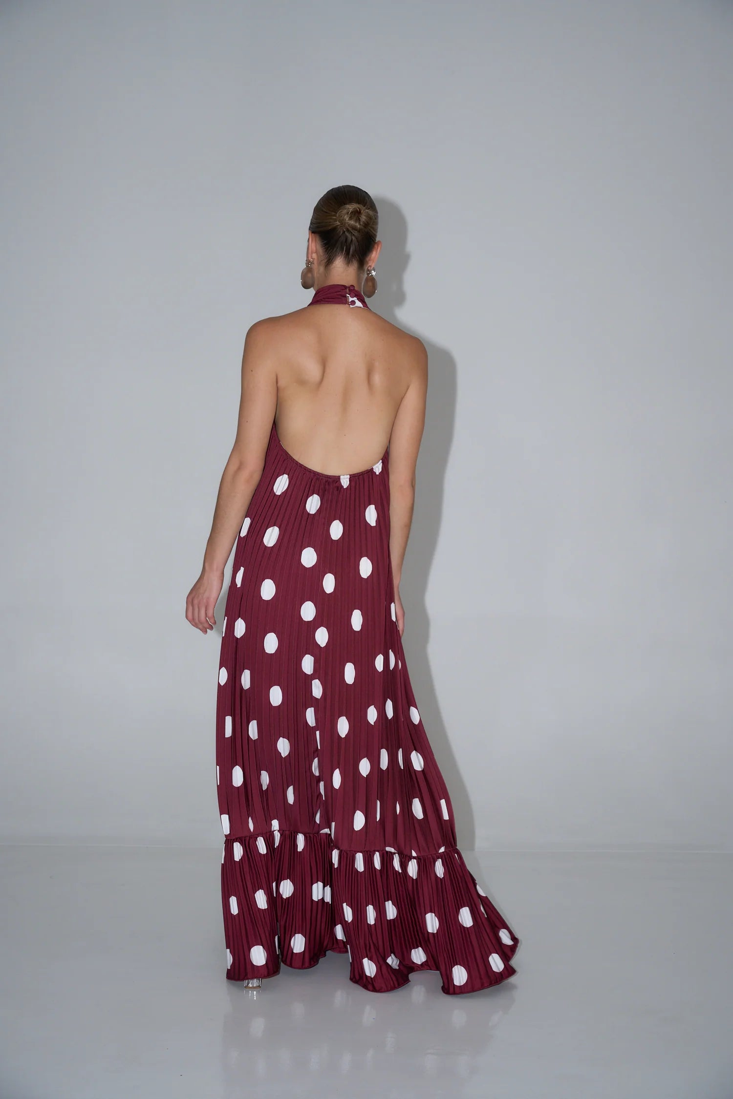 Lidee Libertie Gown Polka Wine